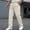 Khaki, variant on Men's Solid Plaid Grid Casual Long Pants Elastic Waist Loose Drawstring Relaxed Fit Pattern Trousers for Street Trendy Daily Leisure Khaki L