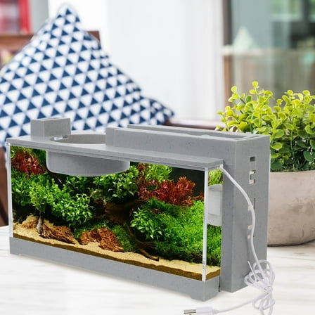 OFFIGAM Aquarium Fish Tank Easy Maintenance ABS For Home Use 1Set