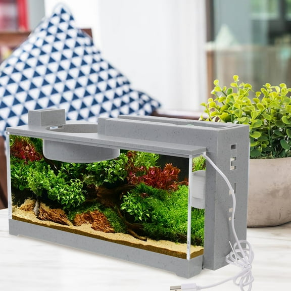 OFFIGAM Aquarium Fish Tank Easy Maintenance ABS For Home Use 1Set