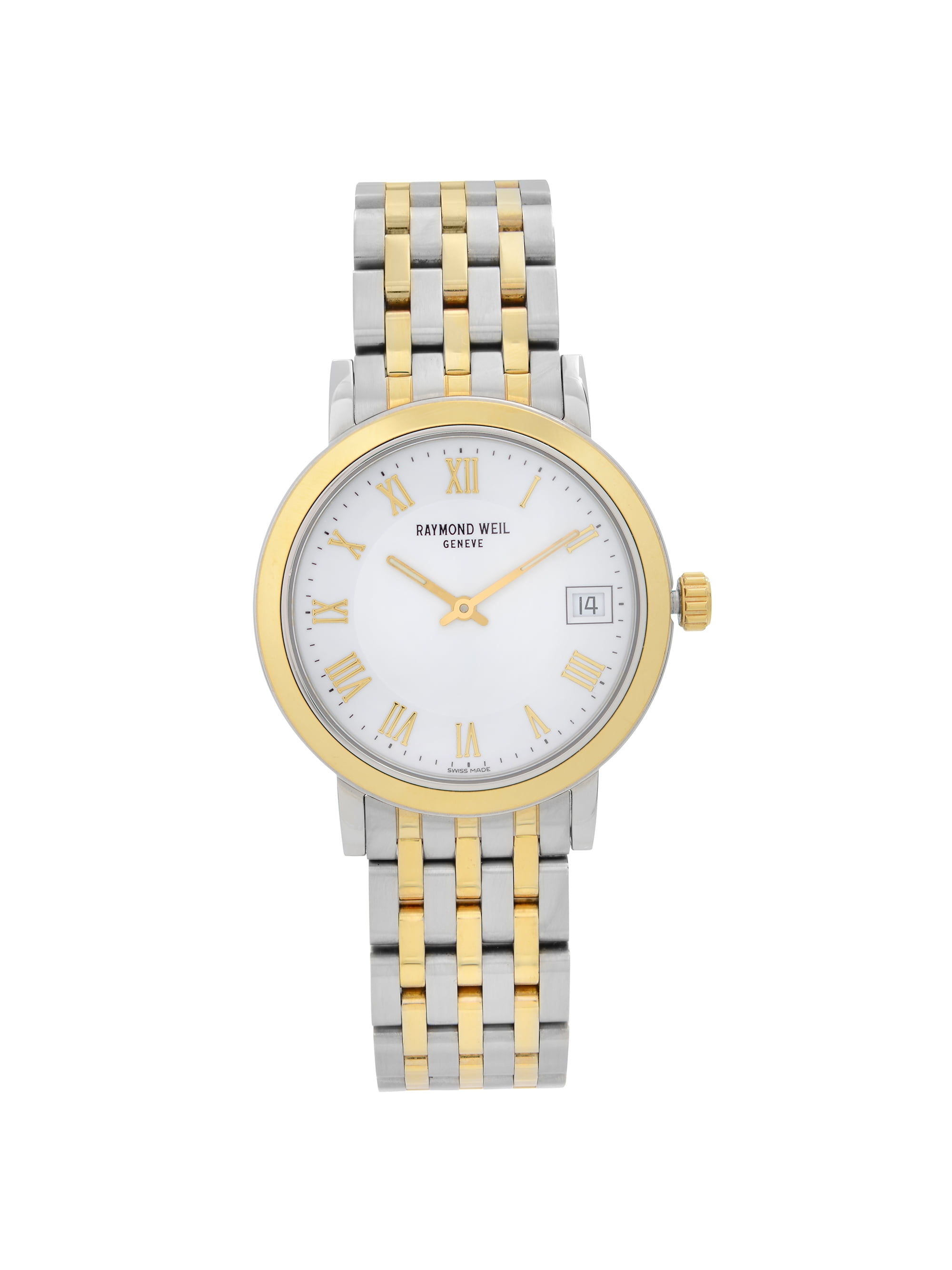 Buy Raymond Weil Toccata Two-Tone Steel White Roman Dial Ladies Watch ...