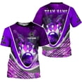 thumbnail image 6 of Custom 3D Bowling Shirts Personalized for Men and Women - Unique Team Shirt & Gifts for Bowling Lovers (Teal, 4XL), 6 of 10