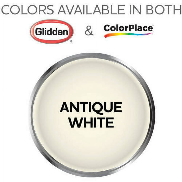 ColorPlace Pre Mixed Ready to Use, Interior Paint, Antique White, Flat Finish, 1 Gallon ColorPlace Pre Mixed Ready to Use, Interior Paint, Antique White, Flat Finish, 1 Gallon