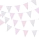 thumbnail image 1 of Banderín a Cuadros Rosa y Blanco Uxcell, 36 PCS Banderas Triangulares para Decoración de Cumpleaños y Bodas al Aire Libre, 1 of 6