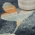 thumbnail image 5 of Superior Mahonia Leaf and Vine Indoor Area Rug, 5' x 8', Blue, 5 of 7
