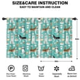 thumbnail image 2 of Blackout Kids Curtains,Husky and Coffee Childrens Insulated Curtains Set Of 2,Bedroom Essentials,Toddler Room Decor 52x63in(132x160cm), 2 of 4