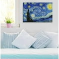 thumbnail image 2 of Wall26 Starry Night by Vincent Van Gogh - Canvas Art Wall Decor - 32"x48", 2 of 4