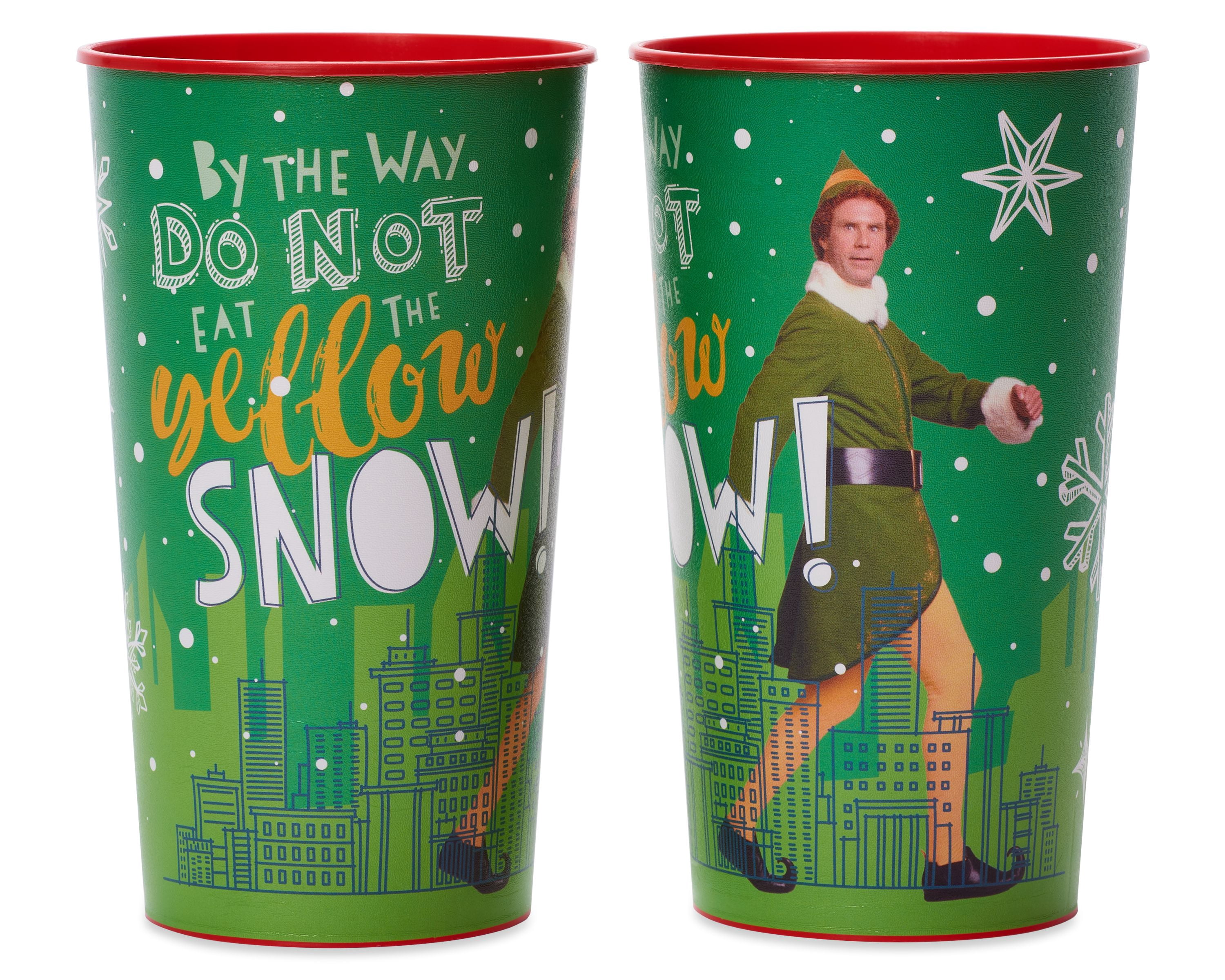 American Greetings Buddy The Elf Christmas 22 oz. Plastic Party Cup, 6-Count