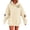 Beige, variant on Women Hoodies Halloween Unisex Alphabet Graphic Pocket Sweatshirt Long Sleeve Pullover Tops Fall Warm Gear Beige L