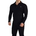 thumbnail image 1 of Playeras Polo John Leopard Manga Larga Muscle Fit, 1 of 6