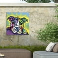 thumbnail image 4 of Dean Russo 'The Baby Pit Bull' Outdoor Canvas 35x35, 4 of 5