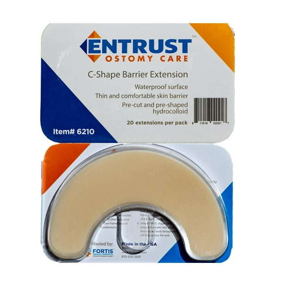 Entrust Ostomy Care C-Shaped Barrier Extensions