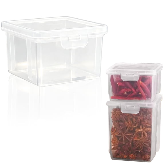 SHISHIan 1 Pack Airtight Food Storage Containers with Lids for Kitchen Pantry Organization and Storage, Plastic Canisters Sets for Cereal, Rice and Baking, Kitchen Condiment Organizer, Small