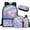 Axolotl Rainbow Blue, variant on Jeiento Sea Turtle Backpacks for Kids Book Bags for Boys 9-12 Lightweight Bookbag and Lunch Box Set for Kindergarten Blue Ocean 4 Piece School Bag Set for Children Girls