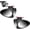 Black-L+R, variant on HD Car Blind Spot Elimination Mirror, 360° Rotatable Side Mirror for Front & Rear Wheels, Stick-On Auxiliary Rearview Mirror, Blind Spot Eliminator for Safe Driving & Parking Assist