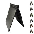 thumbnail image 4 of Cartera plegable delgada para hombre, bolsillo frontal portátil, monedero corto de PU, tarjetero, clip de dólar Scienceny BB7323-05, 4 of 7