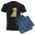 thumbnail image 6 of CafePress - Santa Puppy Men's Dark Pajamas - Men's Dark Loose Fit Cotton Pajama Set, 6 of 7