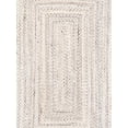 thumbnail image 2 of Pasargad Home Lagos 9' X 12' Hand Braided Ivory Rug - All Ages, Indoors & Outdoors, 2 of 7