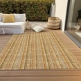 thumbnail image 6 of Addison Rugs Chantille Indoor/Outdoor Transitional Stripes Peach Washable Rectangle Rug, 5' x 7'6", 6 of 6