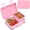 Pink, variant on Bento Lunch Box, 6 Compartments BPA Free Bento, Lunch Containers, Dishwasher Safe,Snack Lunch Box, Ideal Portion Sizes on-the-Go Meal(Blue)