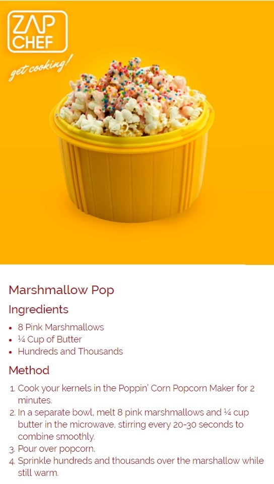 zap chef popcorn maker