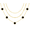 Black-A, variant on Gold Layered Necklace for Women - 3Pcs 18K Gold Plated Floral Necklaces, Stainless Steel Stackable Cuban Link Chain Non Tarnish Trendy Jewelry, Herringbone Chokers Christmas Birthday Gifts for Her