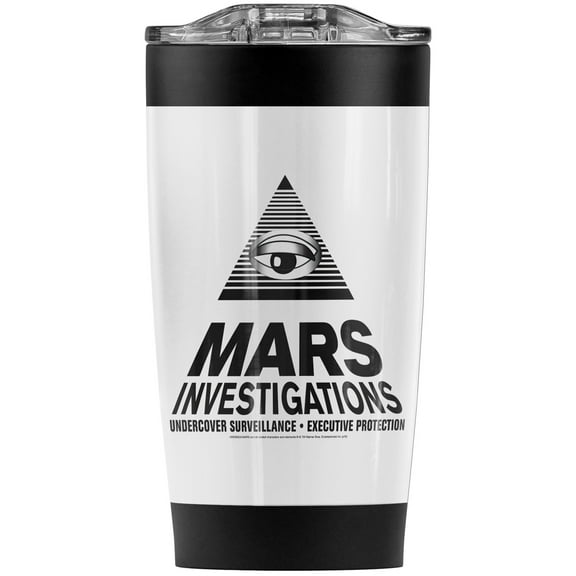Veronica Mars/Investigations Stainless Steel Tumbler 20 oz Coffee Travel Mug/Cup, Vacuum Insulated & Double Wall with Leakproof Sliding Lid | Great for Hot Drinks and Cold Beverages