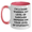 White/Pink, variant on Game Warden Humor Two Tone Coffee Mug, Sarcasm Gift for Birthday, 'I'm A Game Warden. My Level Of Sarcasm Depends On Your Level Of Stupidity.', Funny Mugs for Men, Friends, Family