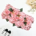 thumbnail image 4 of Wedding Arch Flowers Row, Table Runner Centerpieces - Rose Flower Arrangements Decor for Sweetheart Reception Wedding Ceremony and Flower Wall Backdrop, 4 of 7