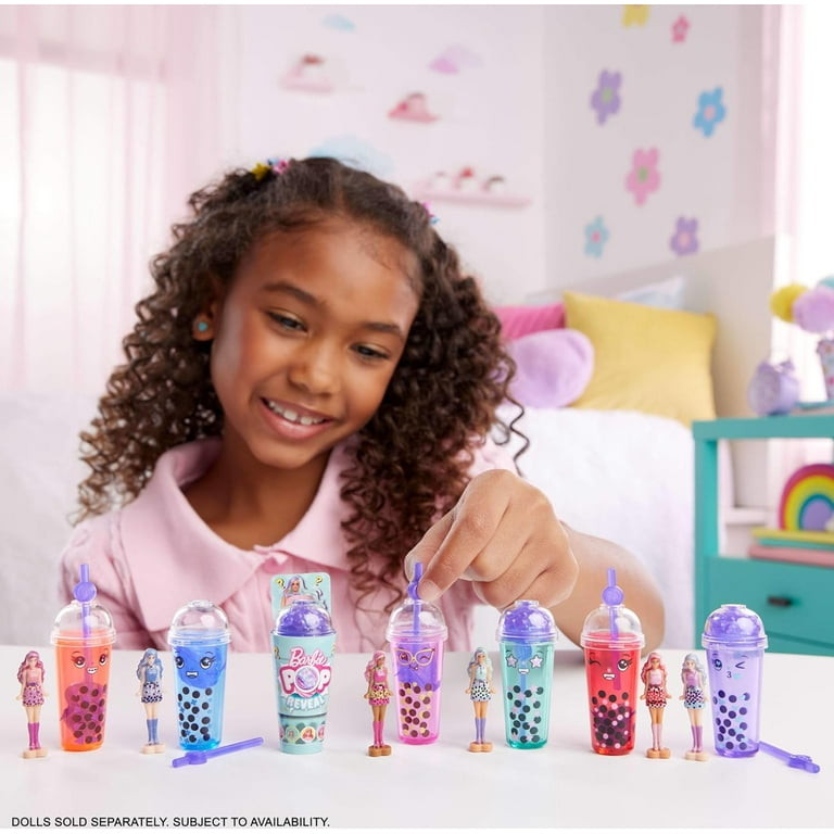 Barbie Mini Barbie Land 5-Pack Pop Reveal Dolls, 1.5-inch Mini