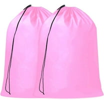 2 PcsLarge Laundry Bags Laundry Bags with Drawstring Tie Large Capacity Laundry Bags Storage Bags for Dirty Clothes Heavy Duty Laundry Bags for Dorm Camp Travel 35.43x23.62Inch Pink