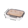 thumbnail image 3 of Great promotion! Lunch Box For Workers, Girls, Microwave Heating Lunch Box, Student-specific Compartment Plastic Lunch Box, 3 of 3