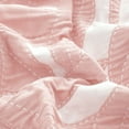 thumbnail image 5 of Mainstays Iris Leaf Stitched Pillow Sham, King, Blush Pink, 1 Pack, 5 of 6