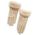 thumbnail image 2 of Dyfzdhu Women Handmade Gloves Winter Hand Warmers Stylish Gloves Women Gloves Warm Knitted Embroidered Warm Knit Gloves, 2 of 6