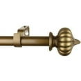 thumbnail image 3 of Urbanest Adjustable Single Curtain Rod Set Bishop Finials – 1 - Inch Diameter, With Pewter Rod, 48–84 Inches, 3 of 4