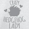 thumbnail image 3 of CafePress - Crazy Hedgehog Lady Jumper - Crew Neck Sweatshirt, 3 of 4