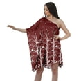 thumbnail image 1 of Moomaya Robe Maxi à une Épaule pour Femmes Imprimée Grande Taille Kaftan Robe de Plage, 1 of 6