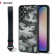 IBMRS For Samsung A55 Phone Case, Shockproof Clear Cover (Camo Black)