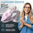 thumbnail image 3 of Sanilo Soft Close Toilet Seat ELONGATED, Quiet and Slow Close Lid and Seat, Strong Bumpers and Hinges, Blooming, 3 of 7