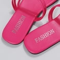 thumbnail image 4 of Womens Sandals Summer Clearance,Support Comfortable Walking Sandals Women's Fashion Gentle Versatile Flat Sole One Shoe And Two Flat Sandals, 4 of 5