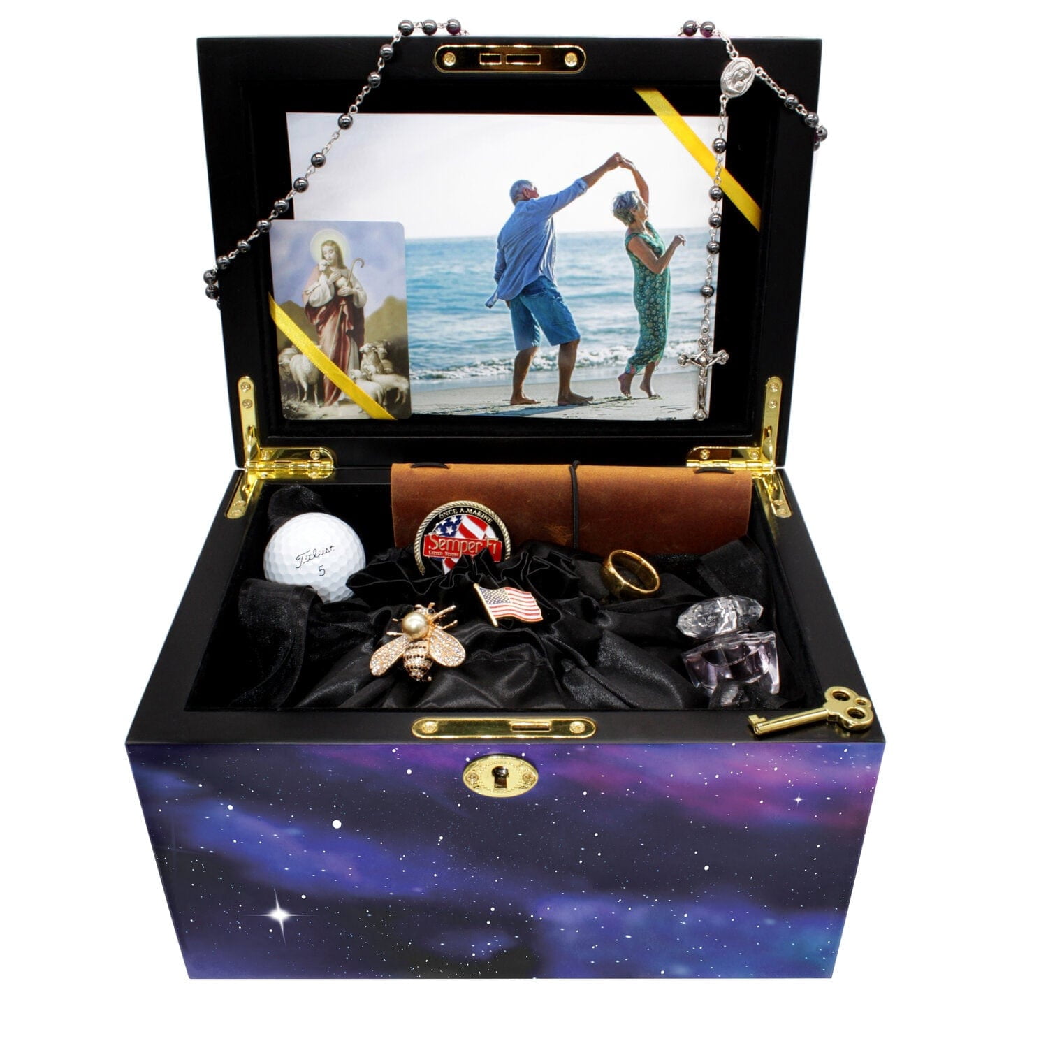 Celestial Galaxy Memorial Collection Chest Cremation Urns for Human Ashes Adult Urns for Cremation Ashes Urns for Adult Cremation Ashes Urns for Ashes Cremation Urns for Human Ashes Full Size
