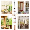 thumbnail image 5 of Copper Wind Chimes, TSV 37'' Memorial Wind Chimes for Outdoor, Temple Wind Bell with 5 Bells for Home Yard Garden Decoration, 5 of 5