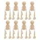 thumbnail image 5 of muñecos de madera sin terminar para pintar, figuras creativas de dibujos animados para niños, accesorios para casas de muñecas y proyectos de manualidades, 5 of 8