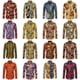 thumbnail image 4 of Camisa con botones para hombre nueva, camisas con estampado africano Dashiki, camisetas de manga larga, ropa tradicional para parejas, estilo étnico hip hop, ropa de calle, 4 of 5