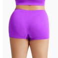 thumbnail image 3 of Ashirexll Running Shorts for Women, Womens Gym Shorts, Solid Color Large Flat Angle Bottom Four Corner Bottom Short Bottom Shorts, 3 of 3