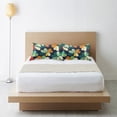 thumbnail image 6 of Yayeee Pillowcase Standard Size Set of 2 Satin Wrinkle Resistant Pillow Case, Green Clover Pattern, 6 of 7