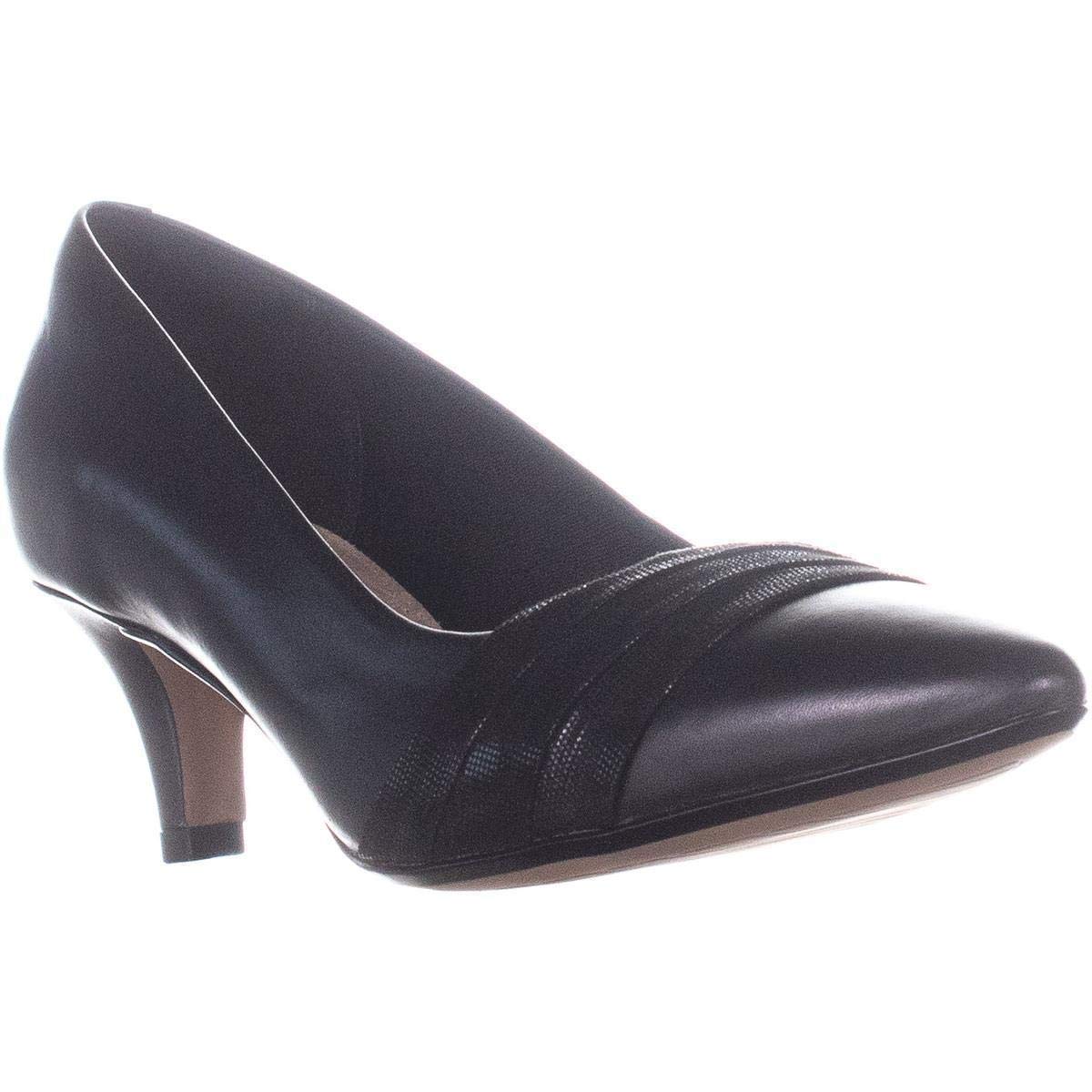 clarks black pumps