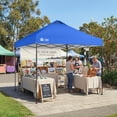 thumbnail image 6 of CROWN SHADES 10x10 Pop Up Canopy Patented Center Lock One Push Instant Outdoor Canopy Tent Blue, 6 of 7