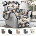 thumbnail image 4 of TSOVTHRID Aztec Tribal Geometric Print Recliner Covers Non-Slip Recliner Stretch Sofa Slipcover Recliner Cover 1 Seat Couch Protector Soft Furniture Protector Covers with Pocket for Pets, 4 of 7