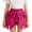 Hot Pink, variant on Girls Bow Mini Skirts Kids Elastic High Waisted Ruffle Tiered Skirt School Uniform Layered Skirts for Teen 2-10 Years