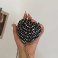thumbnail image 2 of Jiibva Luxury Rhinestone Evening Party Bag Heart Shaped Diamond Embellished Purse Sparkling Single Shoulder Banquet Chain Bag Mini Wallet for Dinner and Wedding, 2 of 7